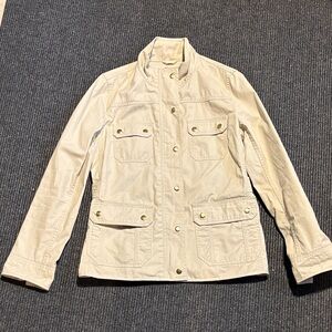 J. Crew Cream Utility Jacket